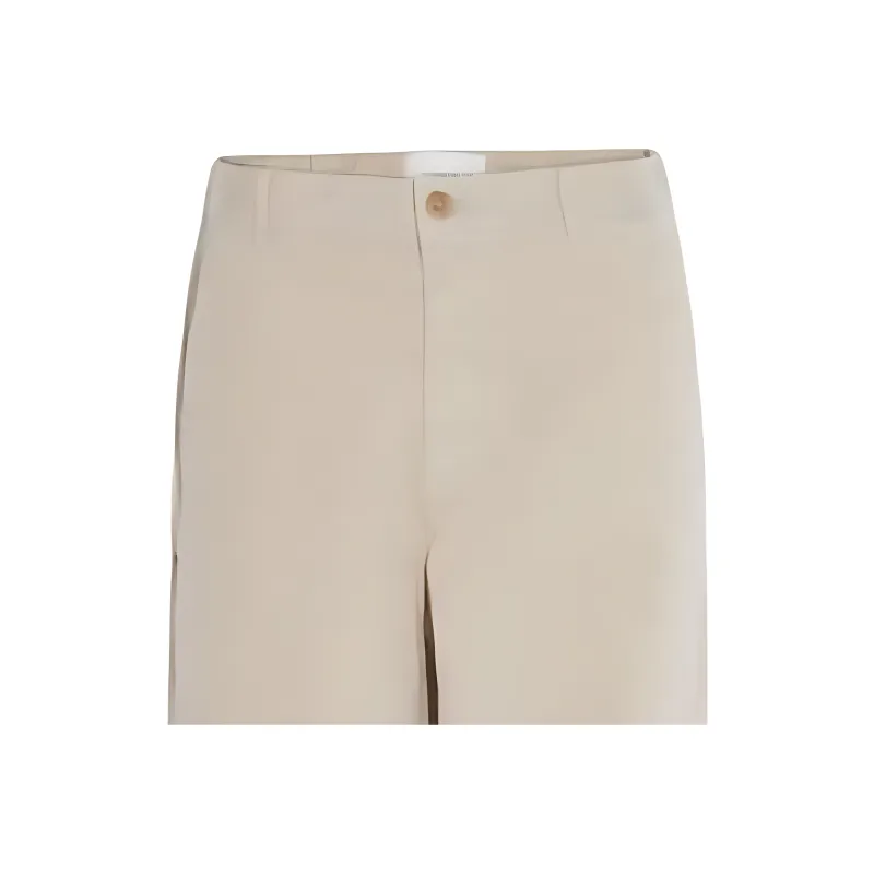 COACH Casual Pants Women's Beige-3