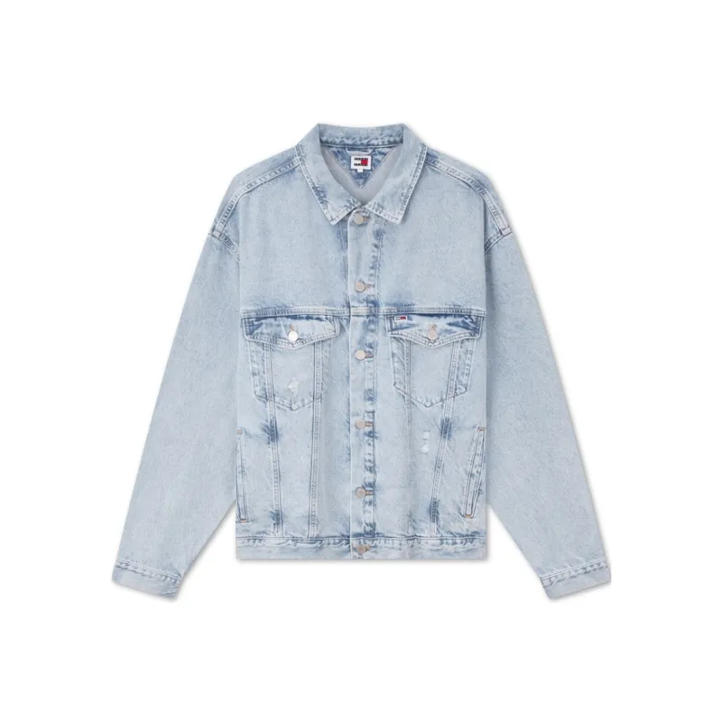 Tommy Hilfiger Denim Jacket Unisex Light Blue-0