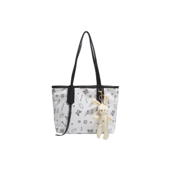 Gerlanx Nylon Fabric Tote Bag, Shoulder Bag Large Size Women's Multicolor