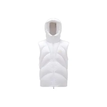 Moncler Vests Men Optical White