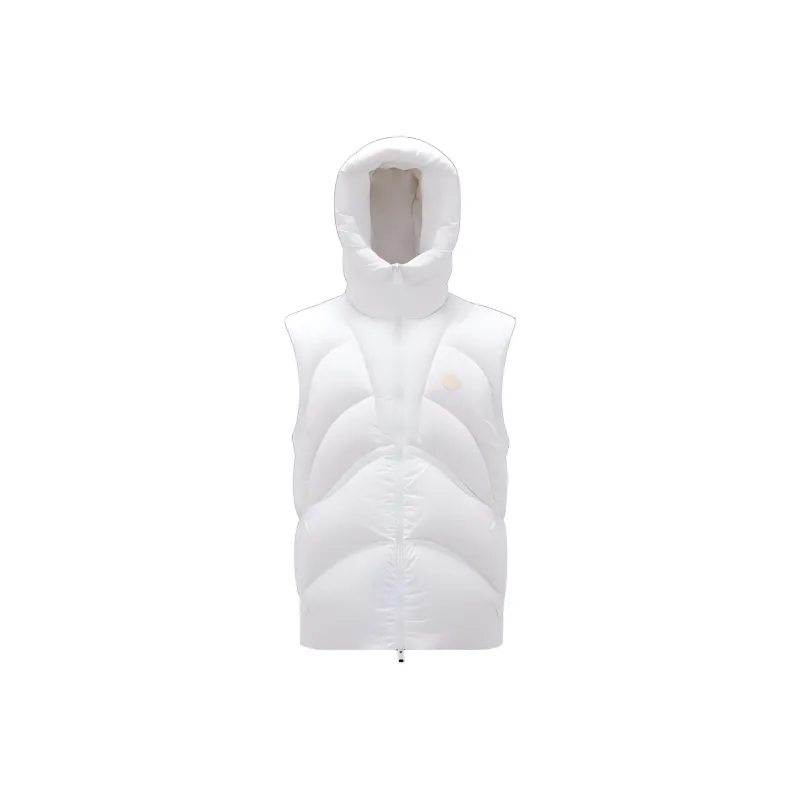 Moncler Vests Men Optical White-0
