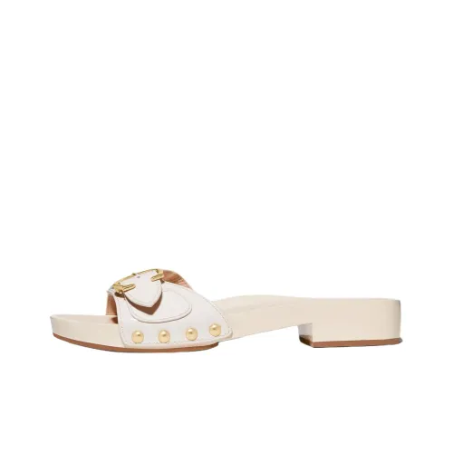 COACH Bleeker Slide Slippers Women's White