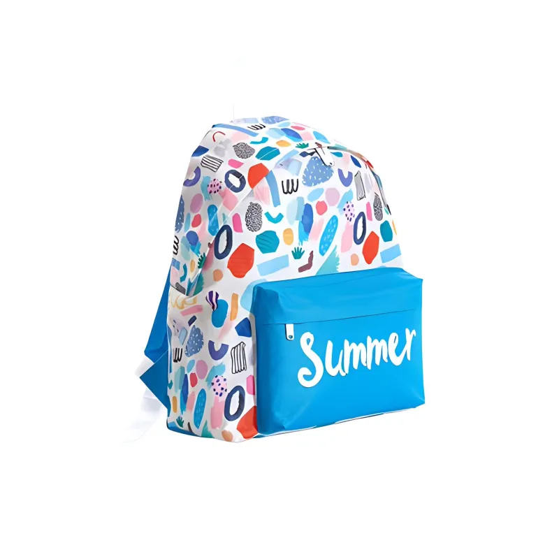 ROCKLAND Polyester Backpack Large Size Unisex Blue-1