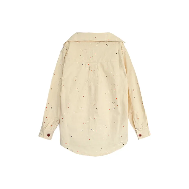LWLG Denim Jacket Women's White Apricot-1