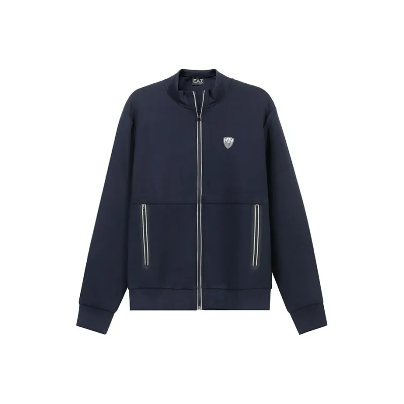 EMPORIO ARMANI FW24 Jackets Coats Men's Navy Blue-0