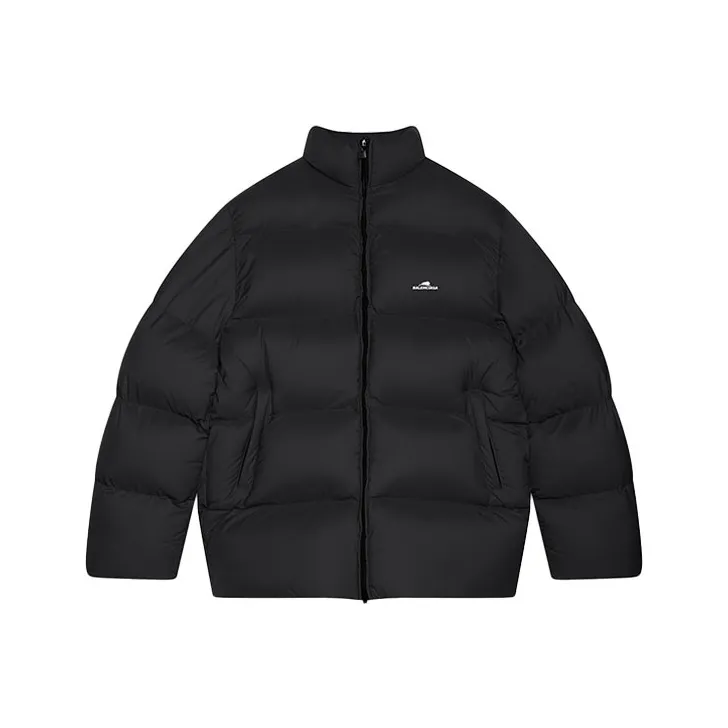 Balenciaga Down Jacket Winter Men's Black-0