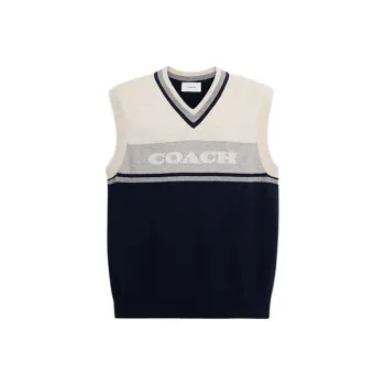 COACH Vests Men Navy