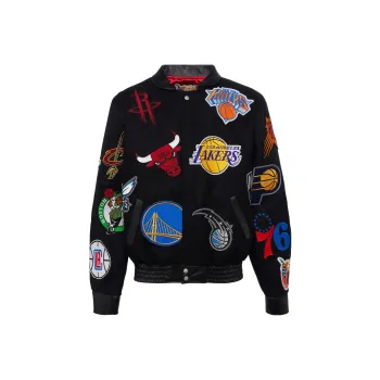 JEFF HAMILTON X Nba Collage Wool Jacket