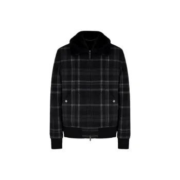 Canali Wool-cashmere Bomber Jacket