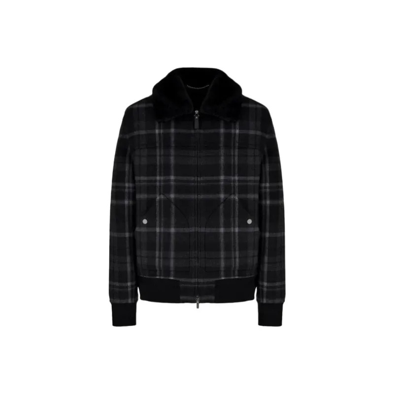 Canali Wool-cashmere Bomber Jacket-0