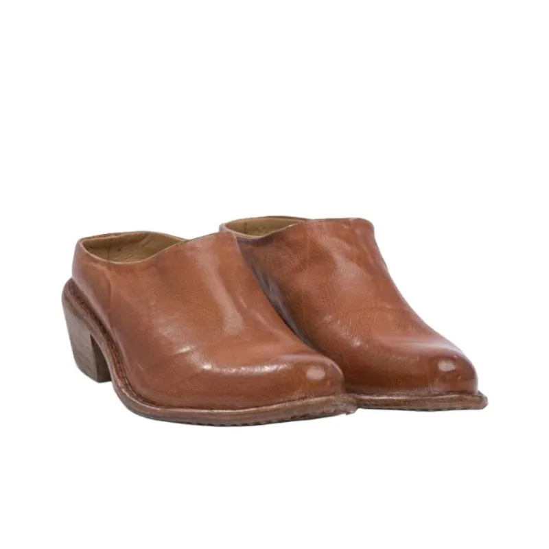 MOMA Closed Toe Slippers Women's Brown-2