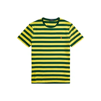 Polo Ralph Lauren T-Shirts Men Black Yellow Stripes