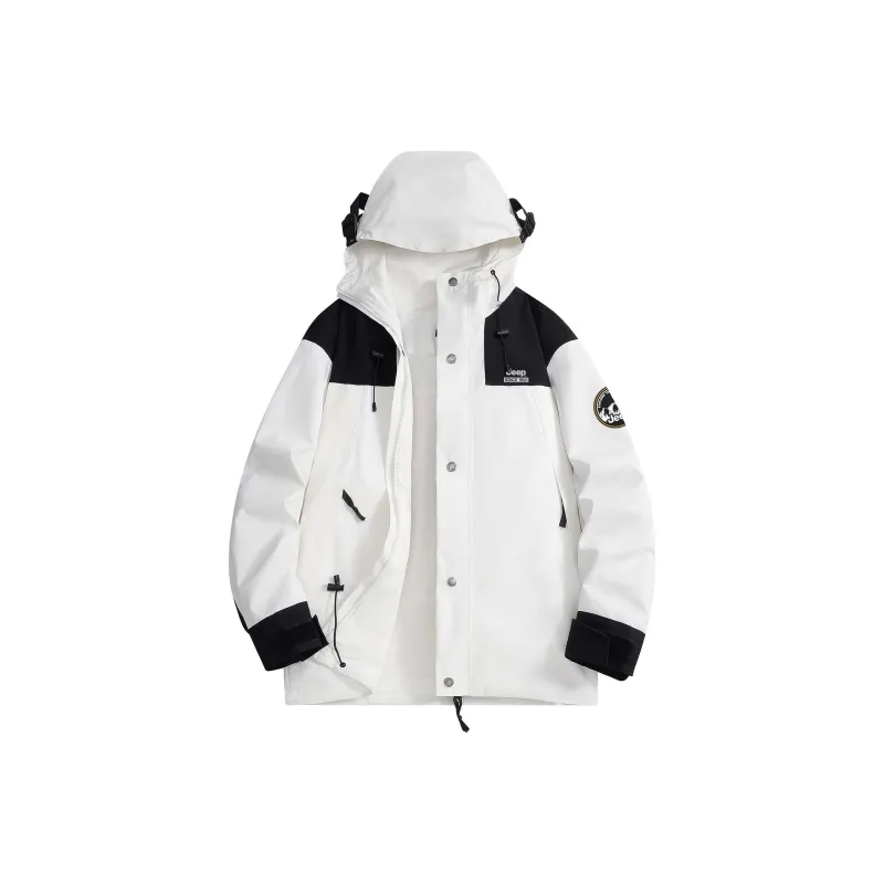 Jeep Waterproof And Windproof Jacket Trench Coat Asia Unisex-4