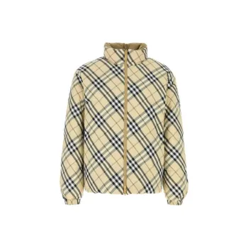 Burberry Checkered Reversible Zip Up Jacket