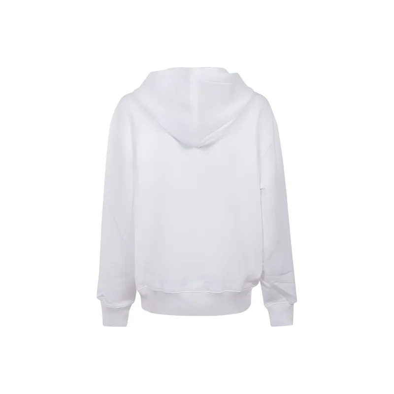 MOSCHINO Logo Print Drawstring Hoodie-1
