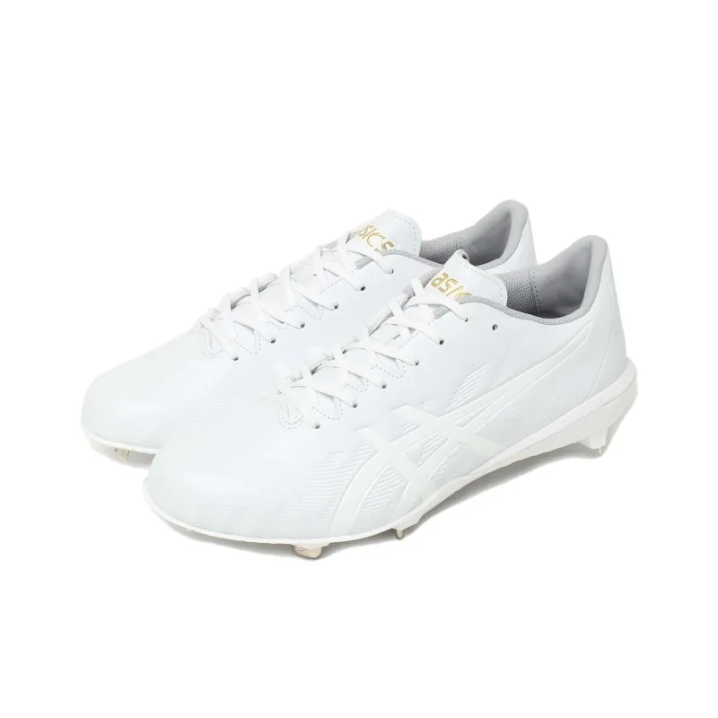 Asics Goldstage Low Top Upper Height Slip Resistant And Abrasion Resistant Functionality Baseball Shoes Men's White-1