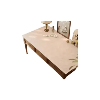 Mulinsen Double Sided Vintage Leather Desk Mat Luxury Premium Leather Office Desk Mat Computer Mat Writing Desk