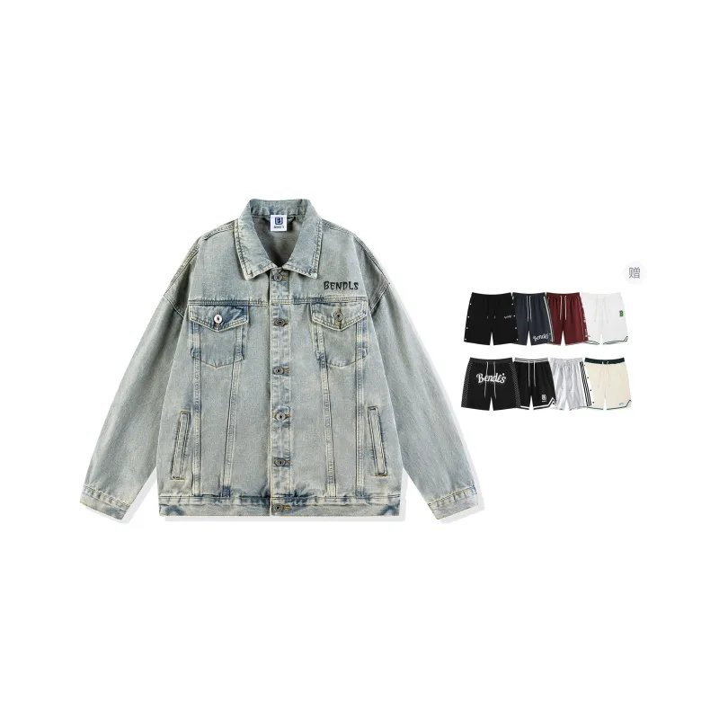 BENDL'S Denim Jacket, Spring And Fall Unisex-21