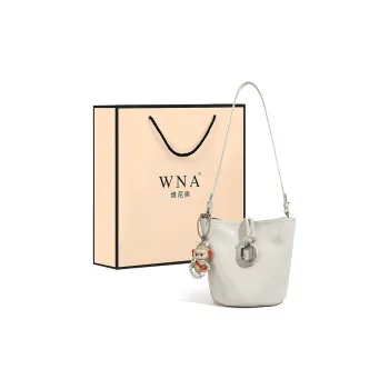 Vigno Synthetic Leather Crossbody Bag, Shoulder Bag Women's White/Dusty Pink/Black