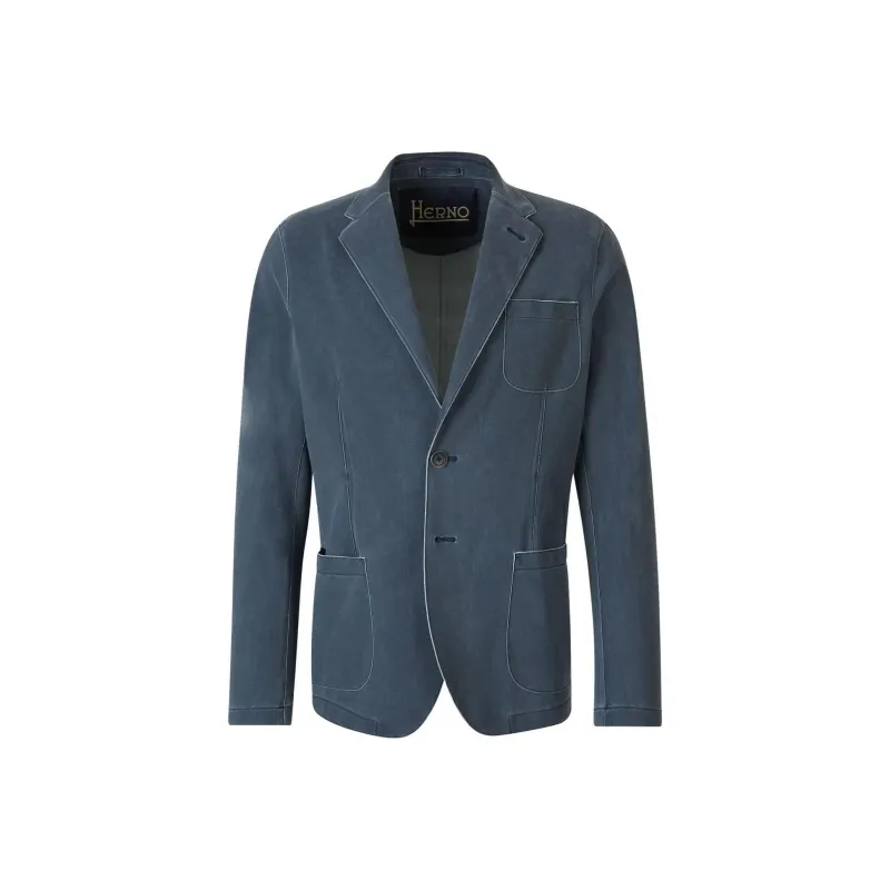 HERNO Single Breasted Tailored Blazer-0