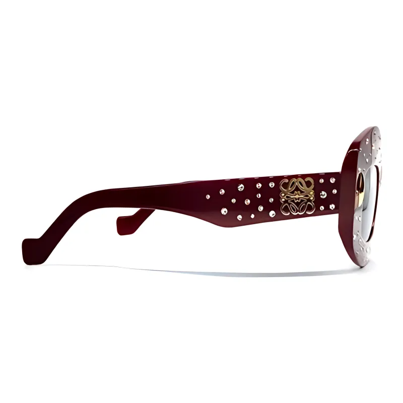 LOEWE Embellished Rectangle Frame Sunglasses-2