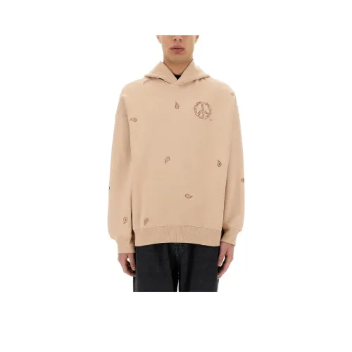 EMPORIO ARMANI Peace Sign embroidered Hoodie