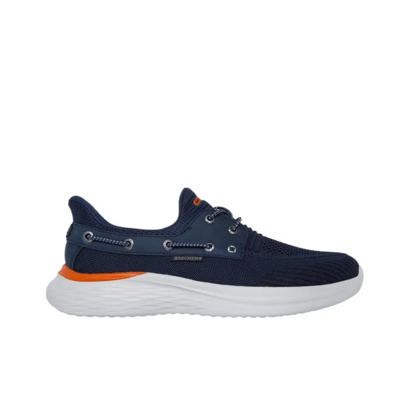 Skechers Lawson Parasail Low Top Casual Shoes Men's Blue-1