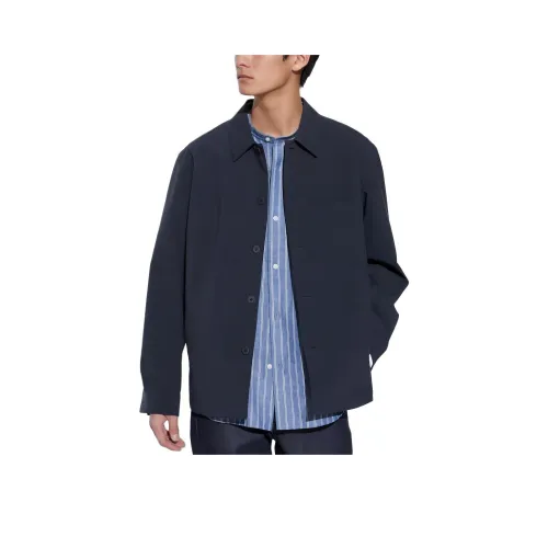 UNIQLO Jackets Coats Unisex Midnight Blue