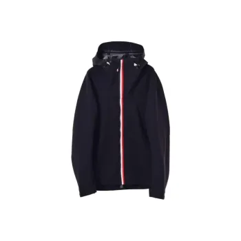 Moncler Windbreaker Jacket Men's Black