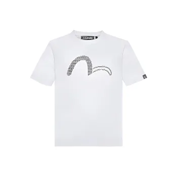 EVISU Straight T Shirt Men's White