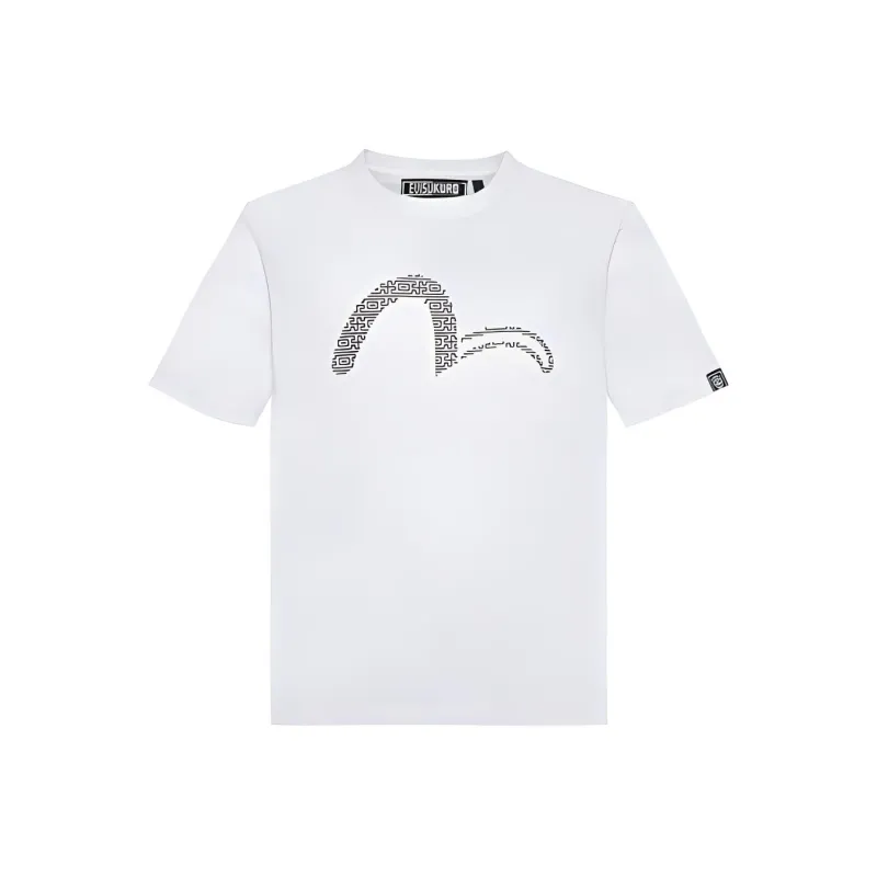 EVISU Straight T Shirt Men's White-0