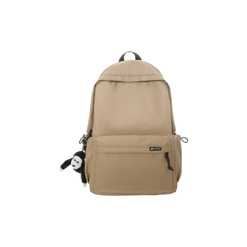 Cwatcun Nylon Backpack Regular Unisex Black/White/Red/Khaki/Green-9