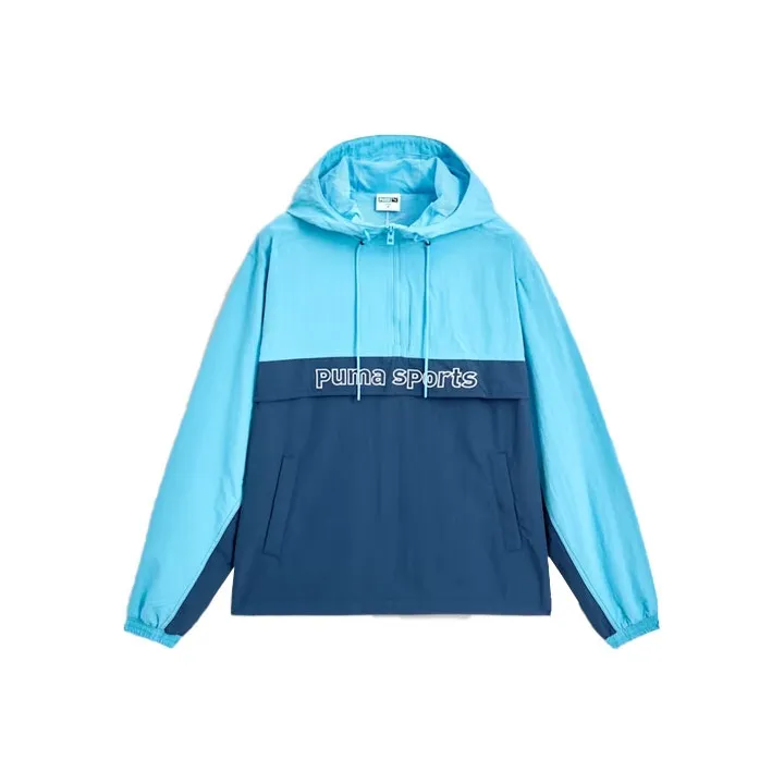 PUMA Jackets Men Bliss Blue Persian Blue Warm White-0
