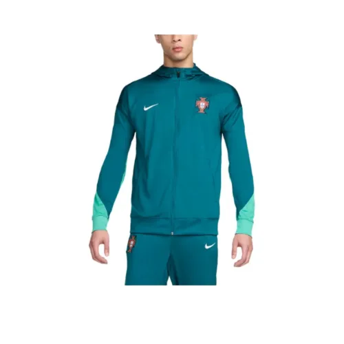 Nike Portugal Strike Jackets Coats Men's Crystal Hole Cyan