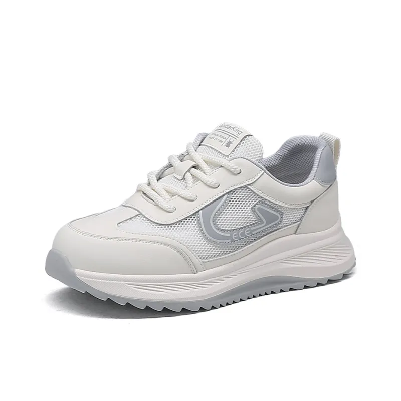 Spider King Low Top Casual Shoes Women's Beige Gray-0