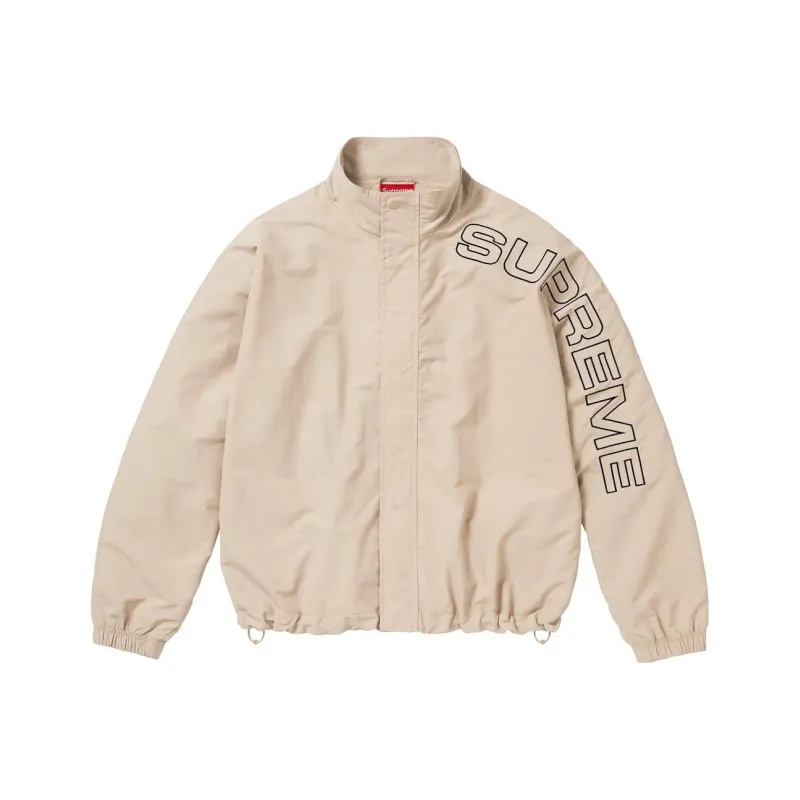 Supreme Spellout Embroidered Track Jacket-0