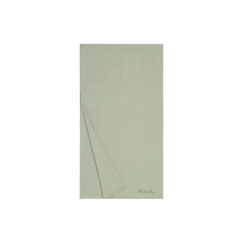 Loro Piana Mulberry Silk Shawls Women's Neon Stone Green
