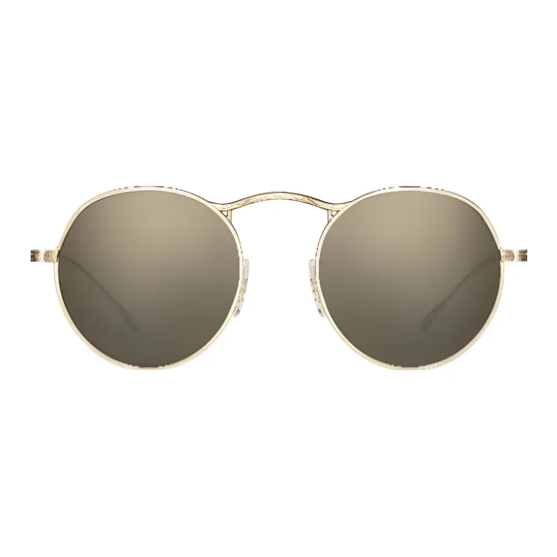 Oliver Peoples - Round Sunglasses Men's Gold-1