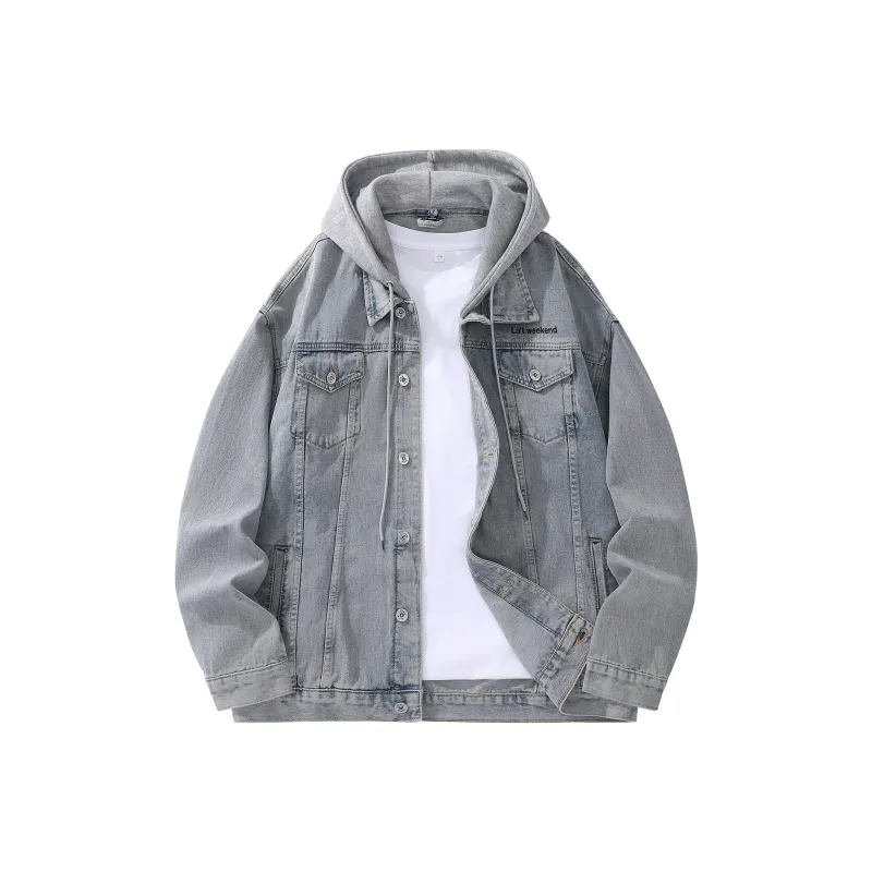 LA'T.WEEKEND Fall Denim Jackets Unisex-6