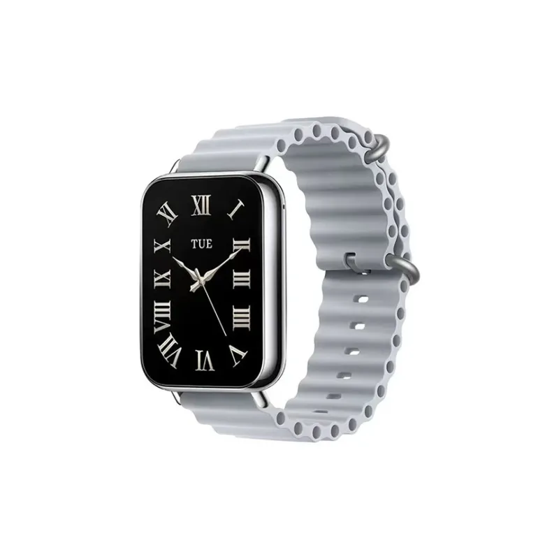 MUZHITIANKONG Xiaomi Red Beige Compatibility Watch Band 21CM Silicone Material-0