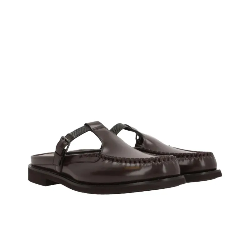 Brunello Cucinelli Leather Mules Women's-1
