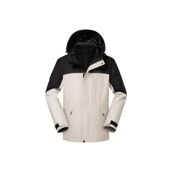 OUTDOOR PRODUCTS Waterproof And Windproof To Keep Warm Windbreaker Jacket Men's Ecru