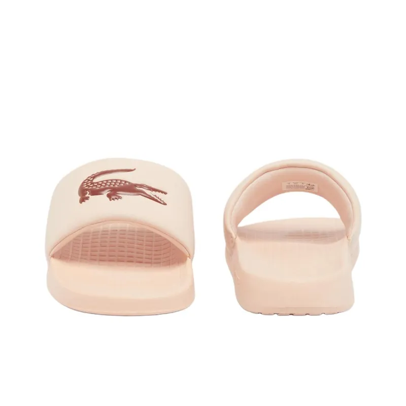 LACOSTE Abrasion Resistant Slide Slippers Women's Pink-3