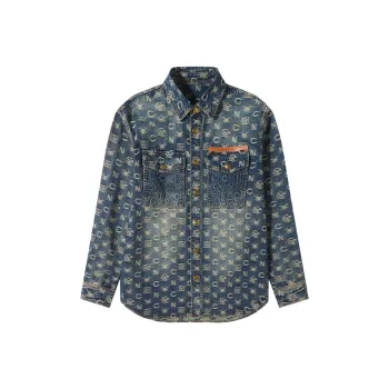 C'N'C Trend Series Fall Winter Denim Jacket Men's