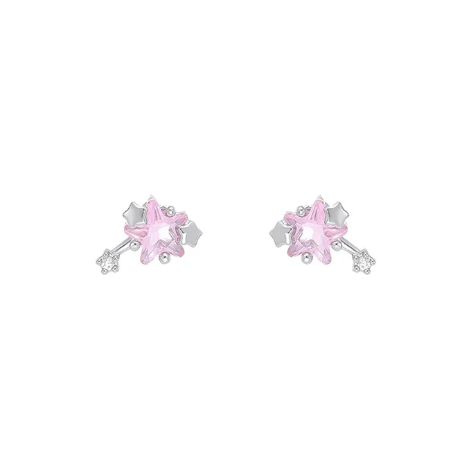 JOLLY NOTE Everyday Fashion Commute Versatile Good Luck Stud Earrings Women's-4