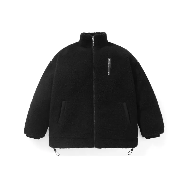 XXGOGO Stand Collar Loose Fit Long Sleeved Puffer Jacket Unisex-0