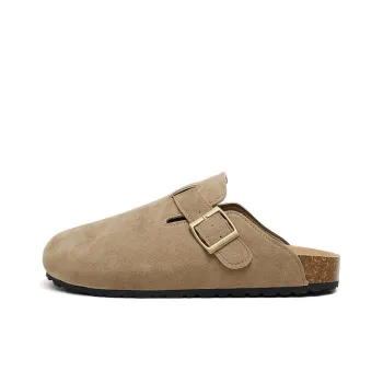 VANSSI Abrasion Resistant Slip Resistant Slip on Lazy Birkenstock Shoes, Closed Toe Slippers Outerwear Unisex
