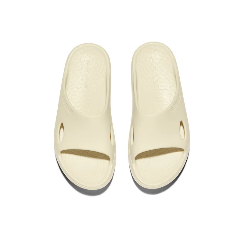 Skechers Foamies Slip Resistant Abrasion Resistant Slide Slippers Women's Beige-2