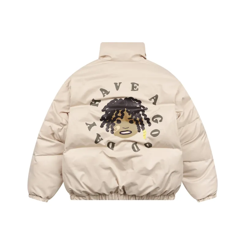 HARSH AND CRUEL Puffer Jacket Unisex-4