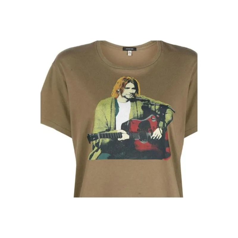 R13 Cotton Graphic print T shirt-4